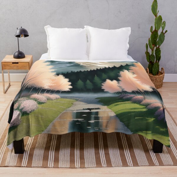 Item preview, Watercolor Mountain Landscape - Impressionism and Chinese painting designed and sold by joejiing.