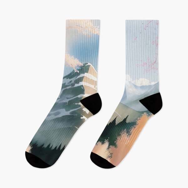 Item preview, Watercolor Mountain Landscape - Impressionism and Chinese painting designed and sold by joejiing.