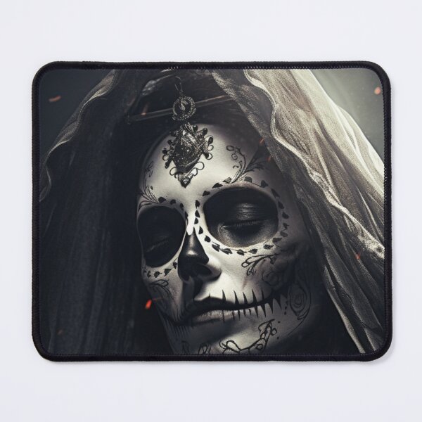Item preview, Santa Muerte ready for day of the dead or parade of lost souls designed and sold by Baba Yaga's Cards.