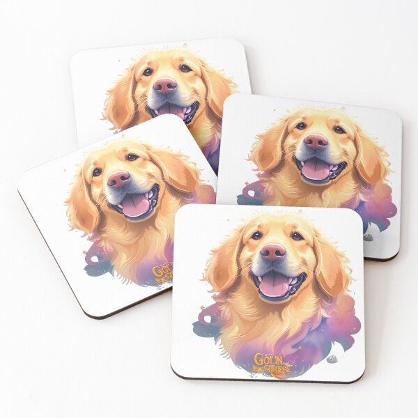 Item preview,  Golden Retriever Puppy Campfire Comic Cartoon  designed and sold by Petsthetic.