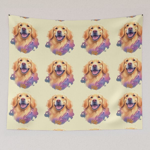 Item preview,  Golden Retriever Puppy Campfire Comic Cartoon  designed and sold by Petsthetic.
