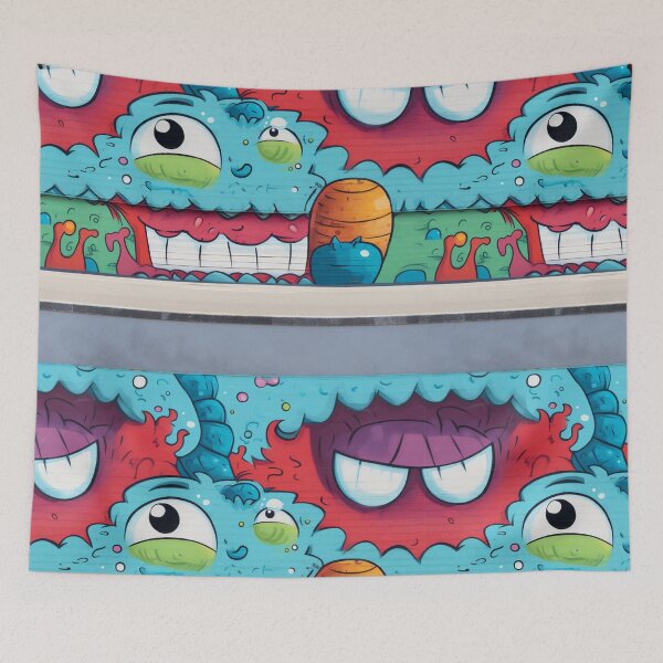 Item preview, Monster on the wall designed and sold by Snoobstyle.