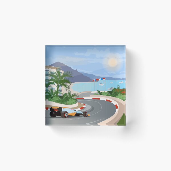 Artikelvorschau, Monaco-Druckplakat entworfen und verkauft von MargarethRich.
