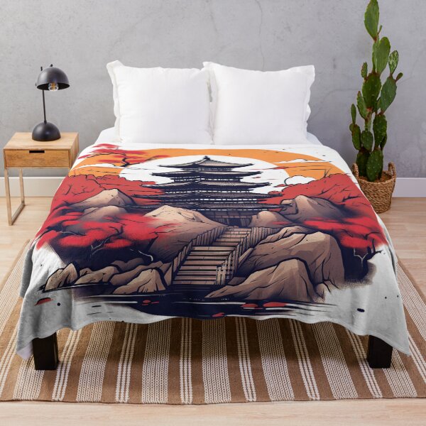 Item preview, Ancient Asian Temple designed and sold by EdgarJake.