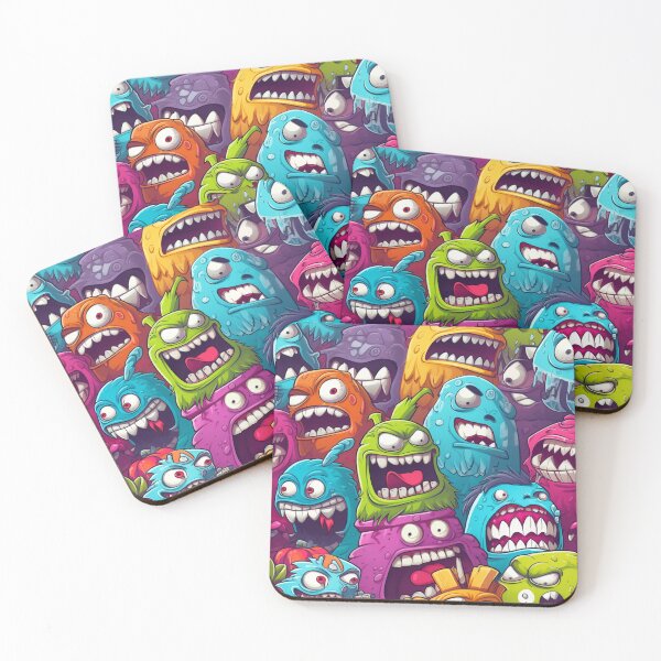 Item preview, Monster on the wall 2 designed and sold by Snoobstyle.