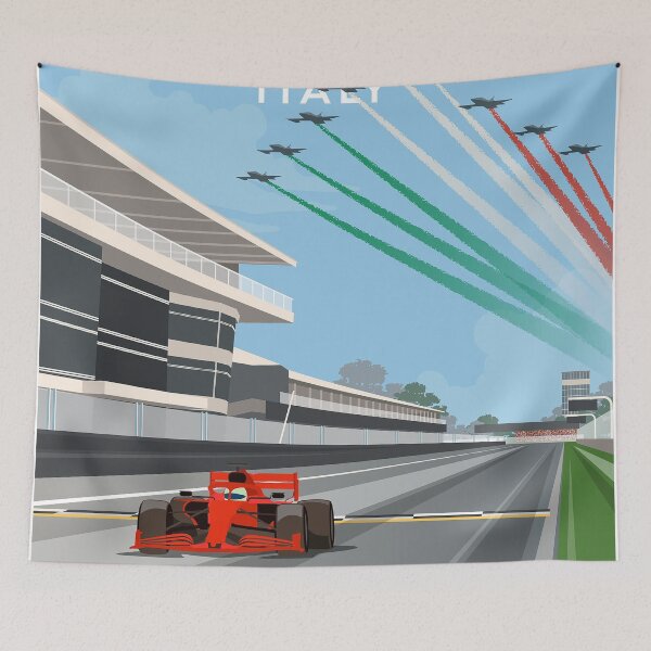 Item preview, Monza Italy Poster designed and sold by MargarethRich.