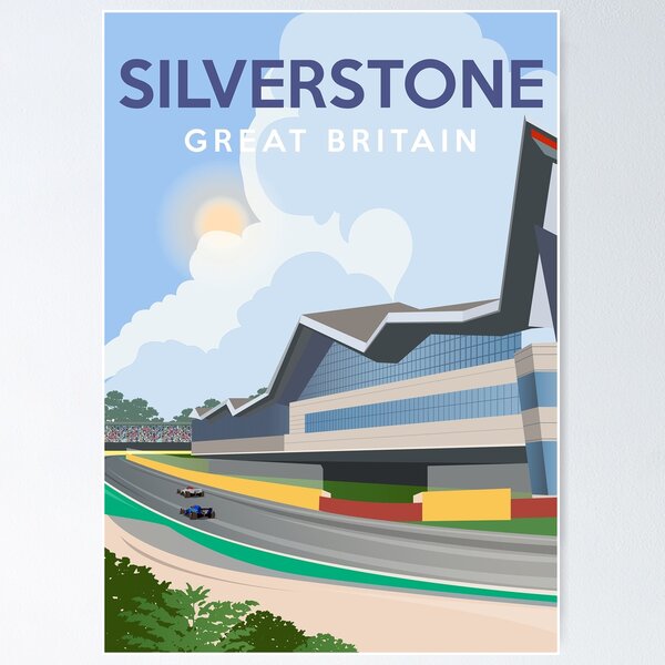 Item preview, Silverstone Poster designed and sold by MargarethRich.