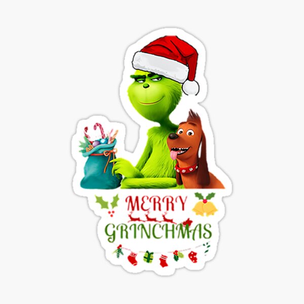 The Grinch - Grinch Xmas  Sticker for Sale by LudiePosada