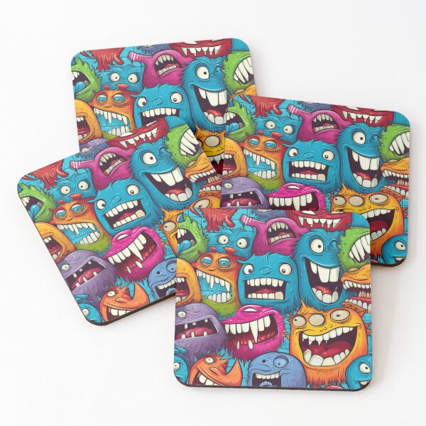 Item preview, Monster on the wall 3 designed and sold by Snoobstyle.