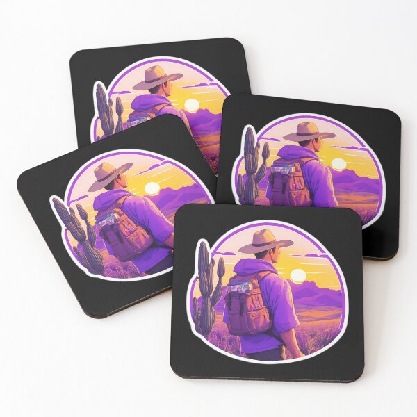 Item preview, Traveler Watching Sunset over Lavender Field designed and sold by Ridiculam Toga.