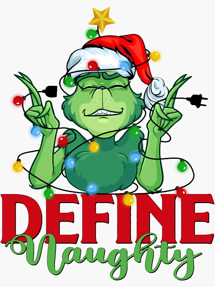 The Grinch - Grinch Xmas  Sticker for Sale by LudiePosada