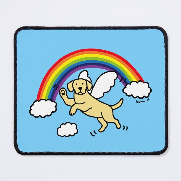 Item preview, Flying Yellow Labrador Angel designed and sold by HappyLabradors.