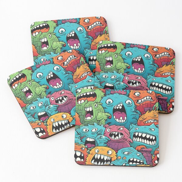 Item preview, Monster on the wall 4 designed and sold by Snoobstyle.