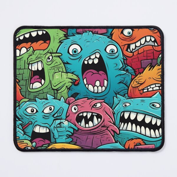 Item preview, Monster on the wall 4 designed and sold by Snoobstyle.
