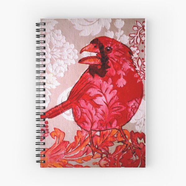 Item preview, Red Bird Sitting on a Wall designed and sold by Belinda "BillyLee" NYE (Printmaker).