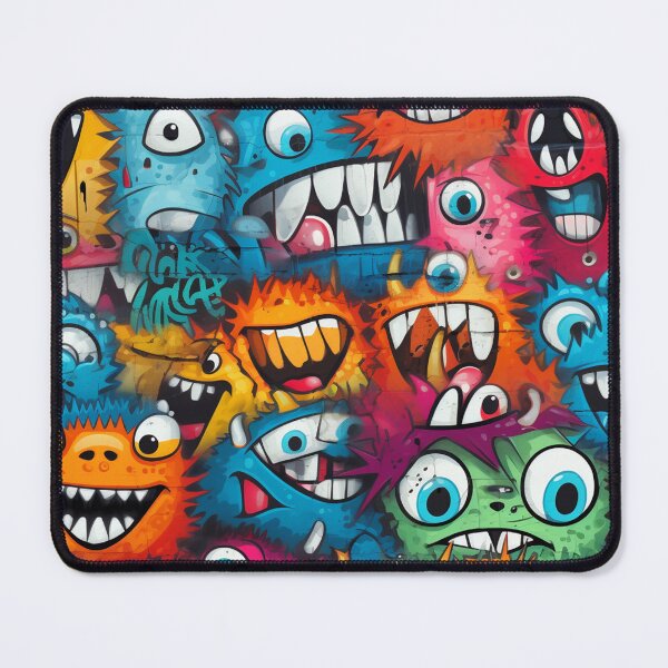 Item preview, Monster on the wall 5 designed and sold by Snoobstyle.