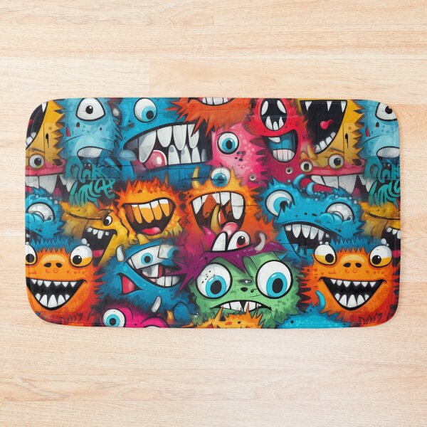 Item preview, Monster on the wall 5 designed and sold by Snoobstyle.