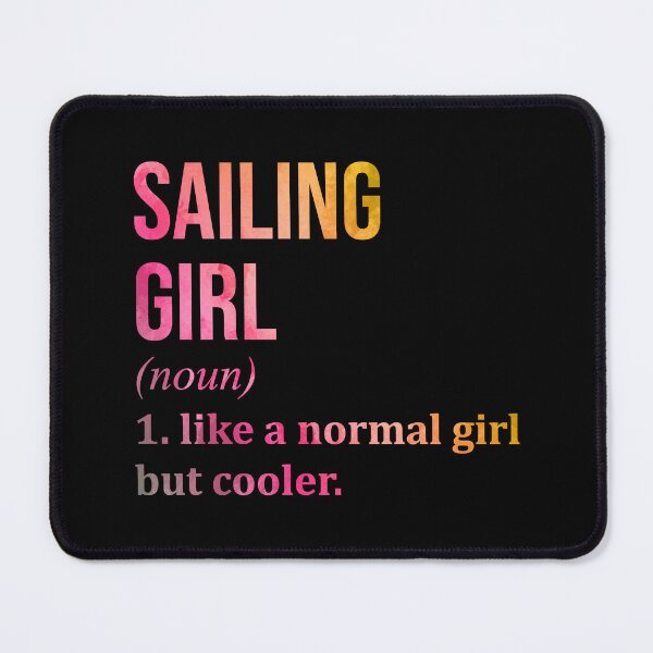 Item preview, Sailing Girl Definition in Watercolor designed and sold by XCIV.