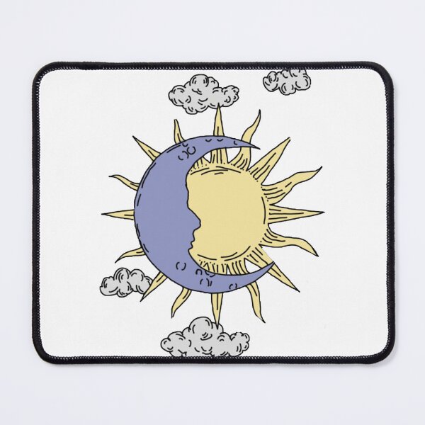 Item preview, sun and moon together designed and sold by Wickystickers.