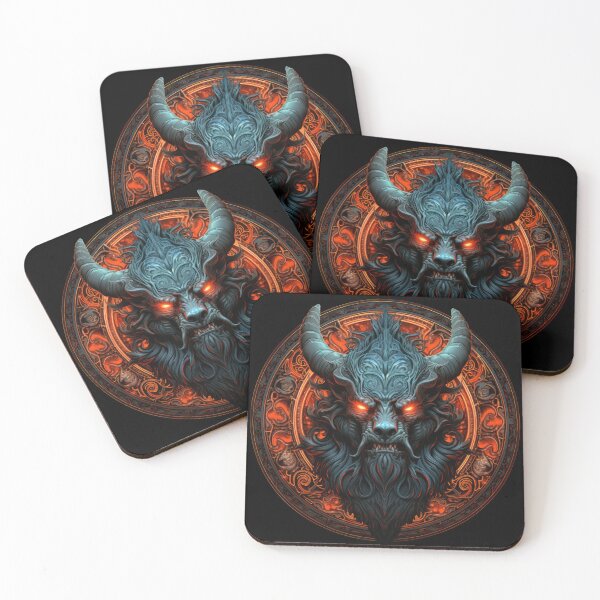 Item preview, The menacing horned demon 10 designed and sold by eyestetix.