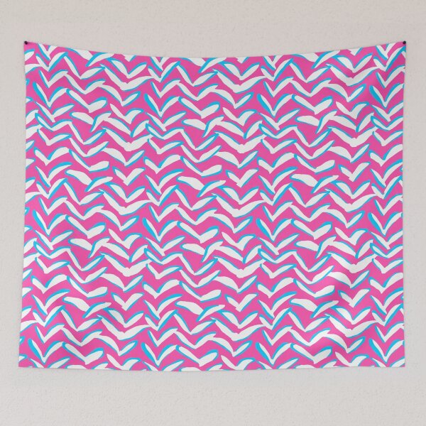 Item preview, Fly high Pink Turq designed and sold by Fabricatemyart.