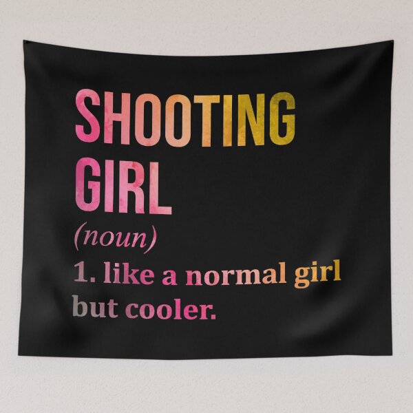 Item preview, Shooting Girl Definition in Watercolor designed and sold by XCIV.