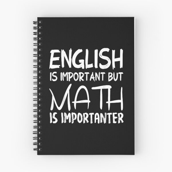 Item preview, English Is Important But Math Is Importanter  Gift  designed and sold by RonaldHahna.