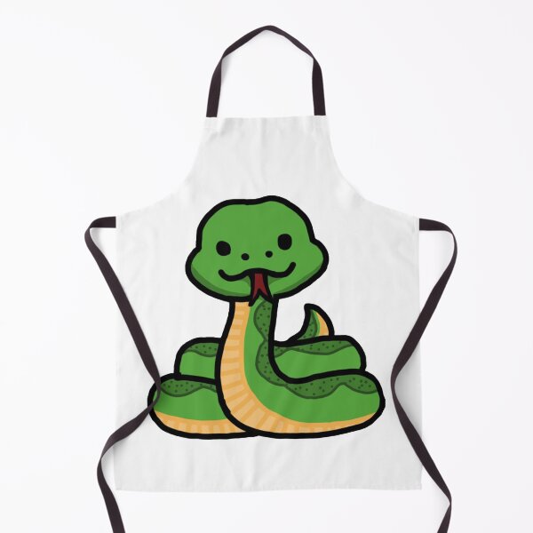 Item preview, green cute kawaii snake designed and sold by Wickystickers.