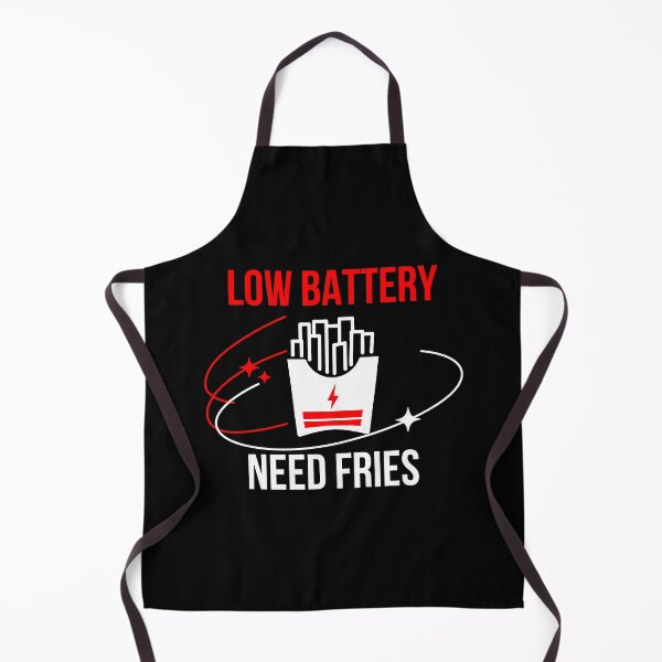 Item preview, Low Battery Need Fries designed and sold by WhitepaperStyle.