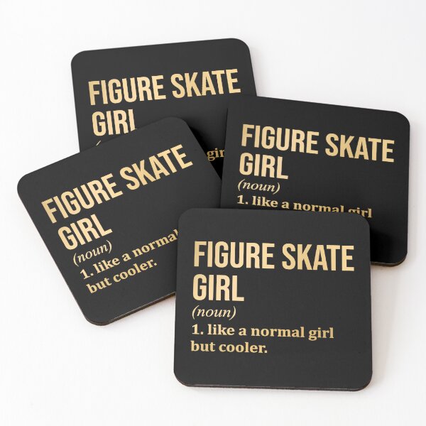 Item preview, Figure Skating Girl Definition in Gold designed and sold by XCIV.