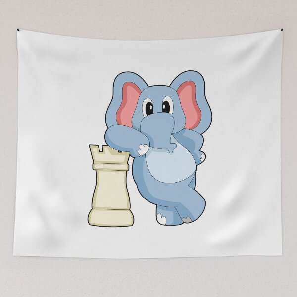 Item preview, Chess piece Rook Elephant Chess designed and sold by Snabdesign84.