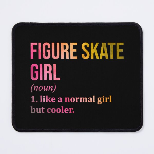 Item preview, Figure Skating Girl Definition in Watercolor designed and sold by XCIV.