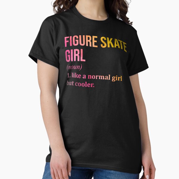 Item preview, Figure Skating Girl Definition in Watercolor designed and sold by XCIV.