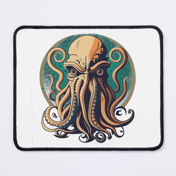 Item preview, "Mystical Cthulhu: Line Drawing & Abstract Illustration" designed and sold by Pearlsiwa.