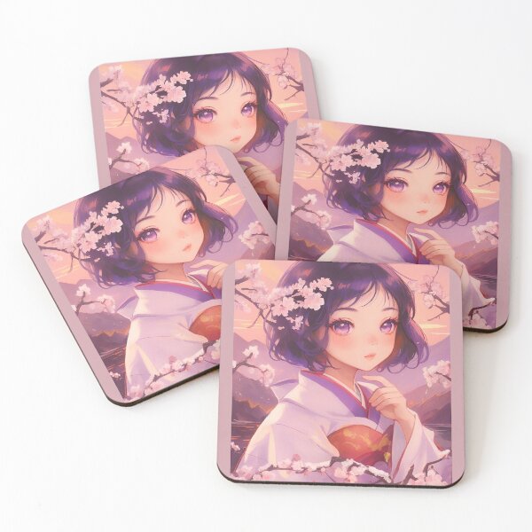 Item preview, Pastel Anime Kimono Cherry Blossom designed and sold by Selenes Designs.
