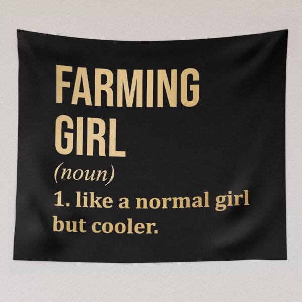 Item preview, Farming Girl Definition in Gold designed and sold by XCIV.