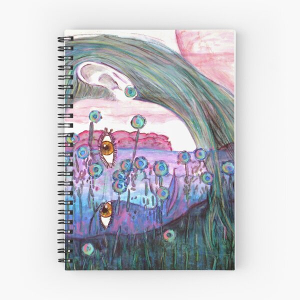 Item preview, Girl in a Field of Blue Flowers- Drawing designed and sold by Belinda "BillyLee" NYE (Printmaker).