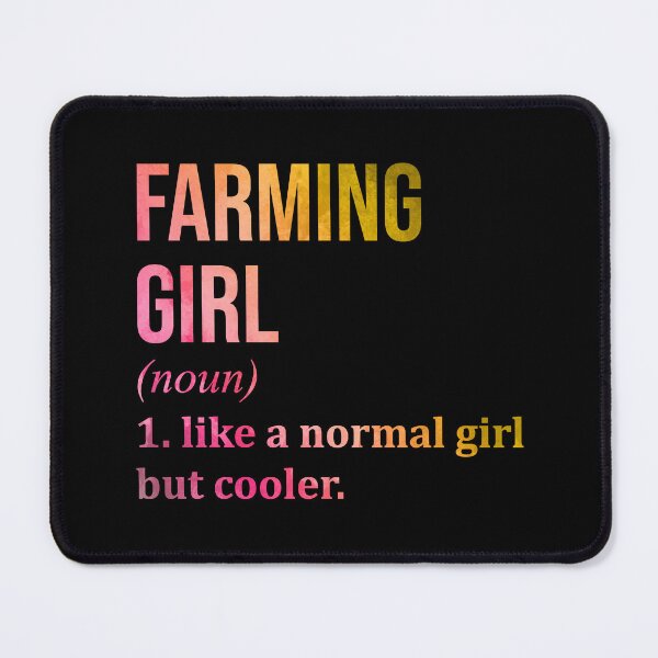 Item preview, Farming Girl Definition in Watercolor designed and sold by XCIV.
