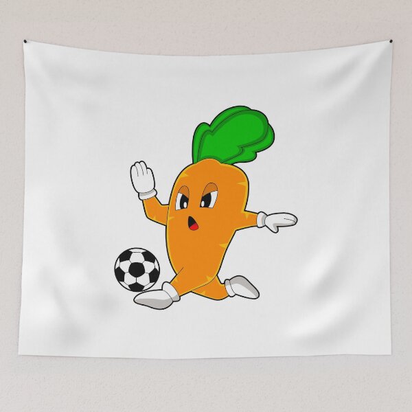 Item preview, Carrot Soccer player Soccer designed and sold by Snabdesign84.