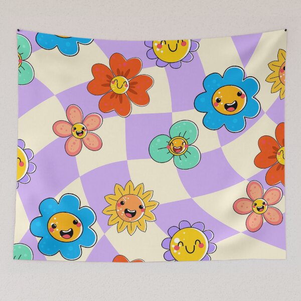 Item preview, Copy of Lilac Smiley Check Vintage designed and sold by MaiZephyr.