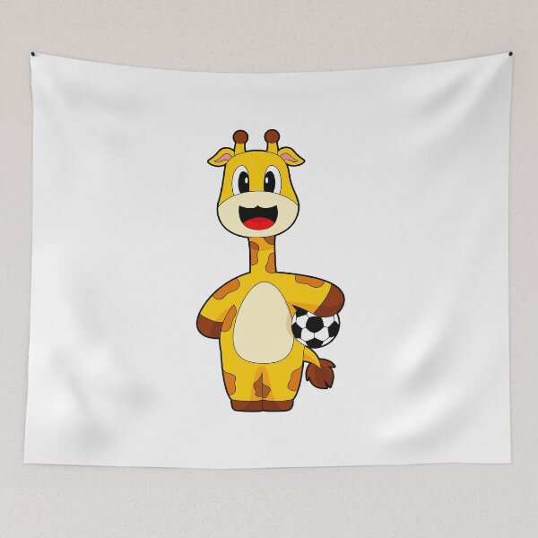 Item preview, Giraffe Soccer player Soccer designed and sold by Snabdesign84.