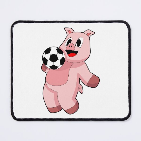 Item preview, Pig Soccer player Soccer designed and sold by Snabdesign84.