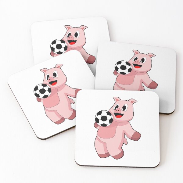 Item preview, Pig Soccer player Soccer designed and sold by Snabdesign84.