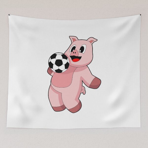 Item preview, Pig Soccer player Soccer designed and sold by Snabdesign84.