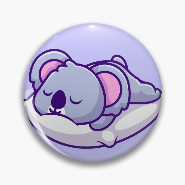 Item preview, Snoozing Koala Delight: Cartoon Vector Icon Illustration of Nature's Nap designed and sold by hjian8219.
