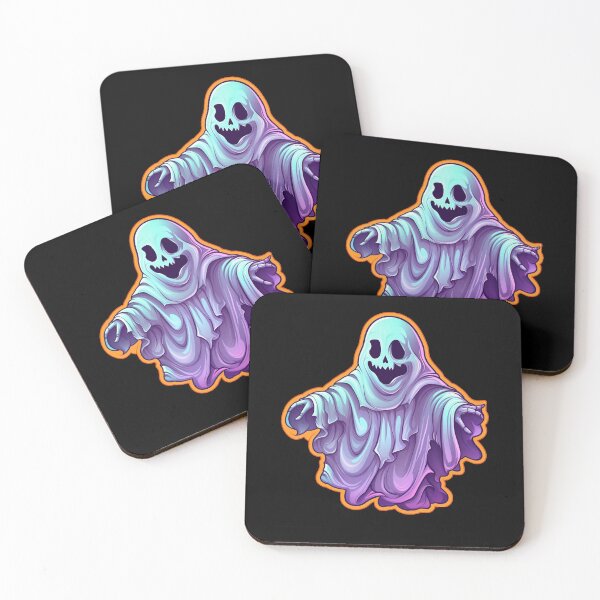 Item preview, cute halloween ghost designed and sold by Wickystickers.