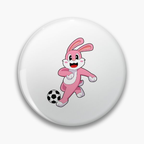 Item preview, Rabbit Soccer player Soccer designed and sold by Snabdesign84.