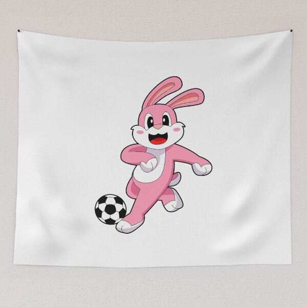 Item preview, Rabbit Soccer player Soccer designed and sold by Snabdesign84.