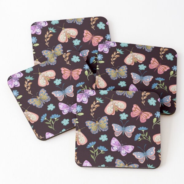 Item preview, Naturalist butterfly seamless pattern designed and sold by pinkyfish1010.
