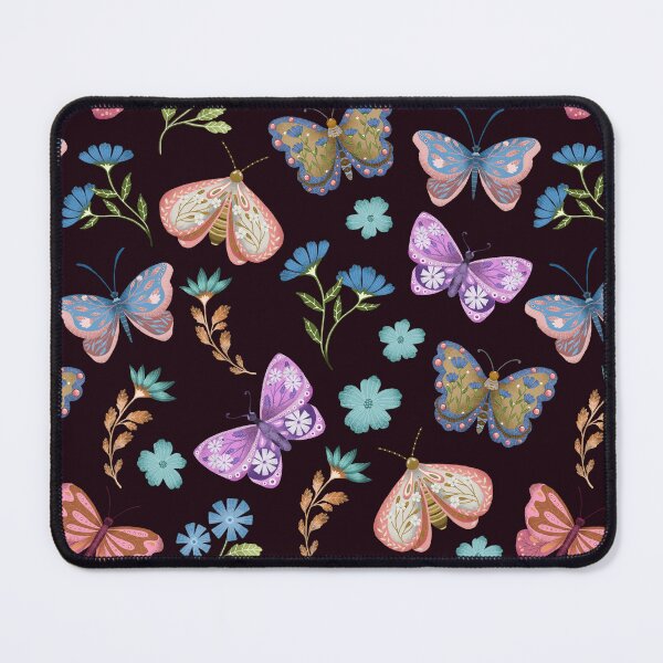 Item preview, Naturalist butterfly seamless pattern designed and sold by pinkyfish1010.
